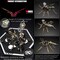 3D Metal Puzzles for Kids: Northern Giant Hornet Metal Model Kits, 3D Metal Puzzle Mechanical Wasp Building Blocks, Difficult DIY for Assembly, Birthday Gifts for Men (3D Metal Wasp-Silver Gold)